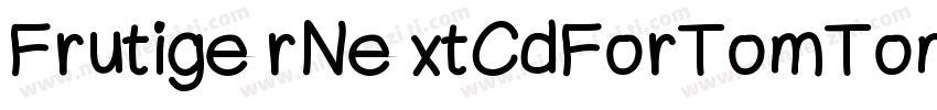 FrutigerNextCdForTomTom AR字体转换